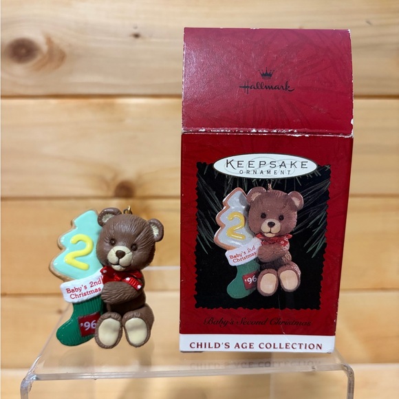 Vintage Hallmark Childs Age Collection Ornaments - Age 1 - 5 - Picture 3 of 7